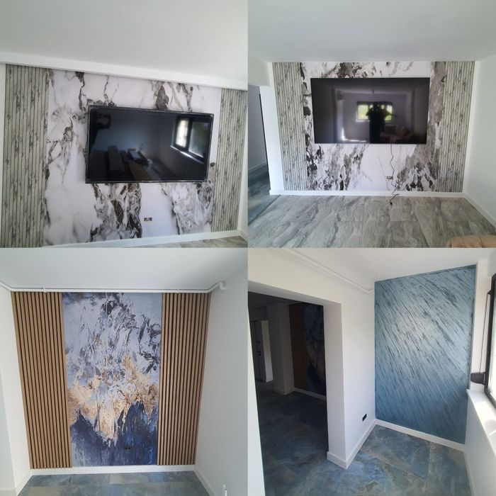 Amenajari interioare: Glet,reparati, zugravit,tencuieli decorative