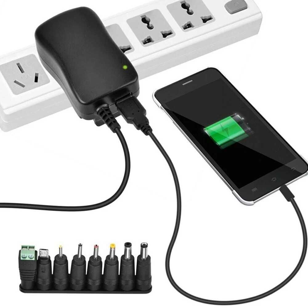 Адаптер регулируем Automat, Универсалeн, USB зарядно, 30W 3V-12V AC DC