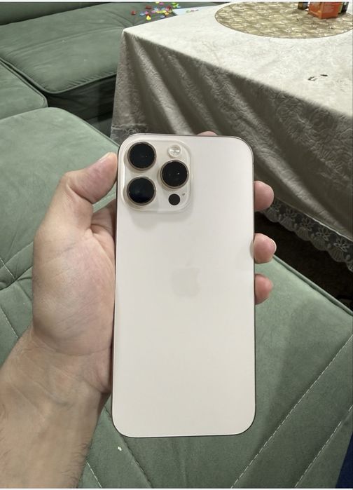 Iphone 16 pro max karobka full yomkst 100% sikl 200 sastayna ideal