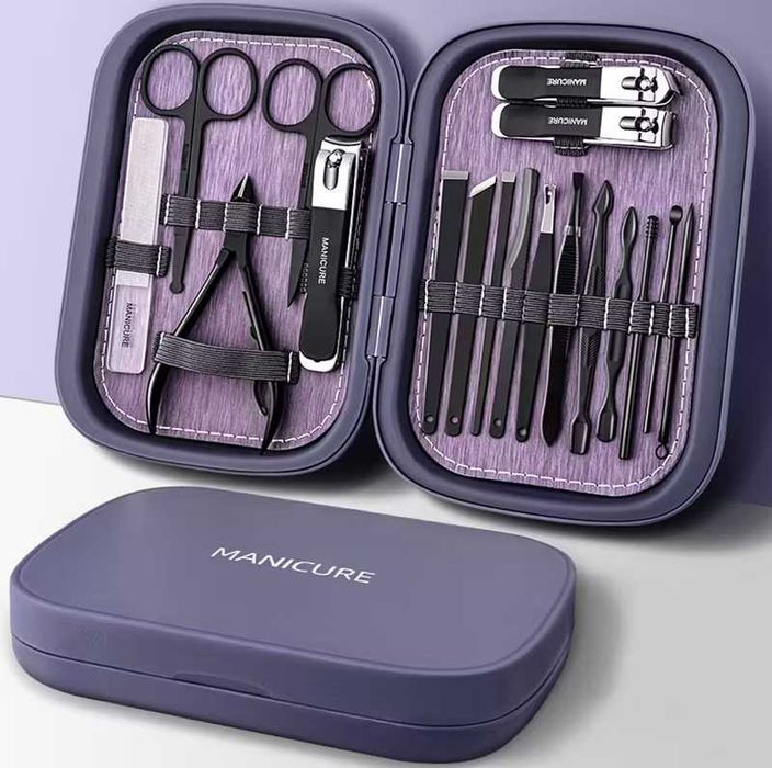Премиум комплект за маникюр – 18 части, елегантен и изискан