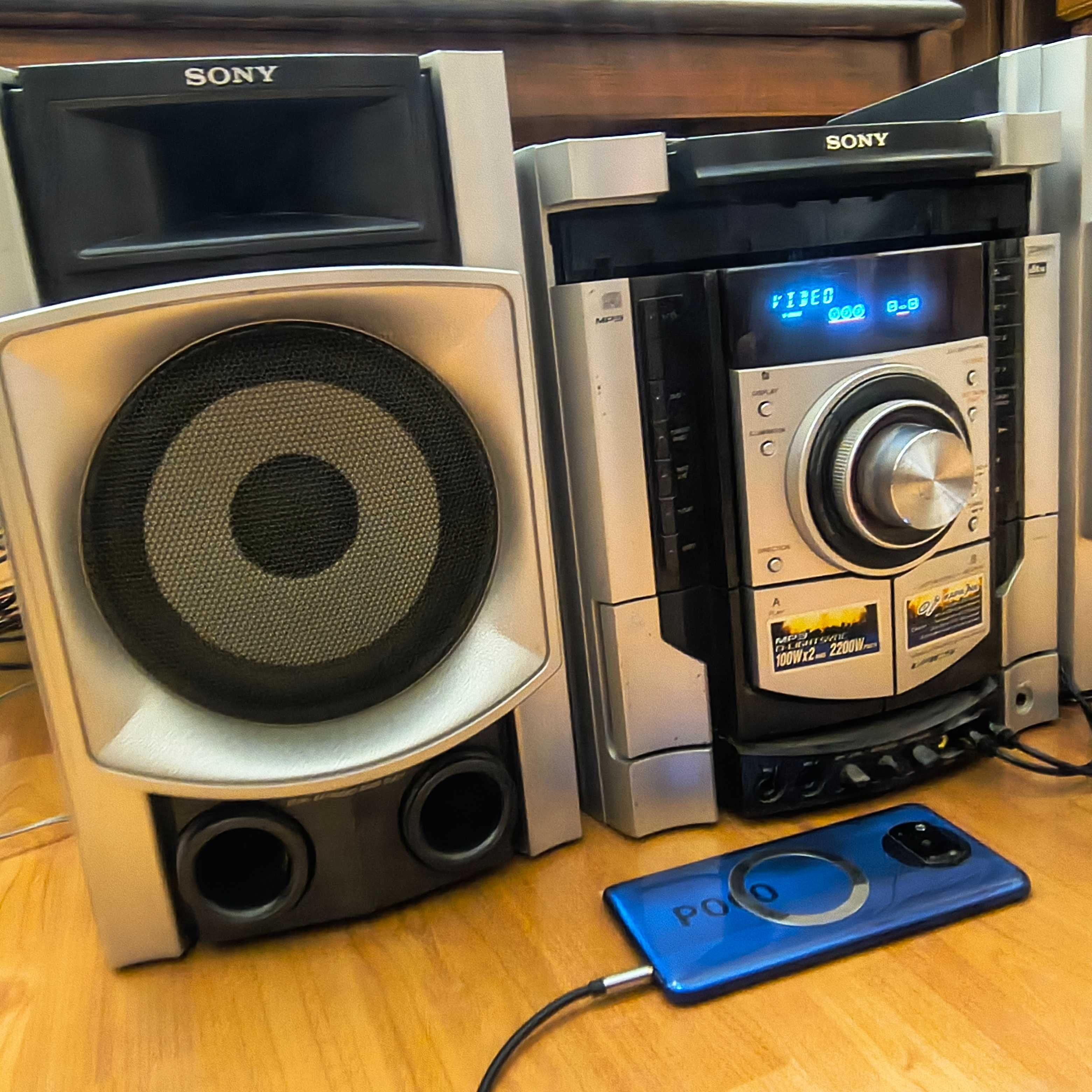 Sony MHC-GNZ77D музыкальный центр/ Bluetooth /АУКС/оптика