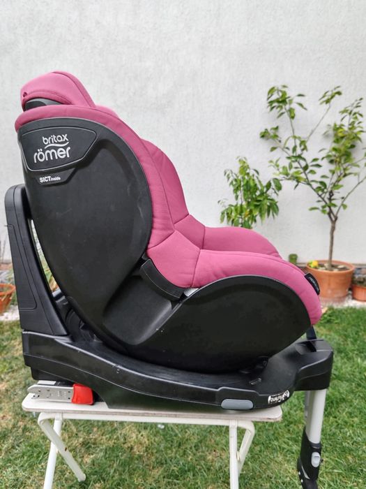 Scaun auto rotativ BRITAX ROMER Dualfix M I-SIZE, Isofix, 0-18 kg, roz