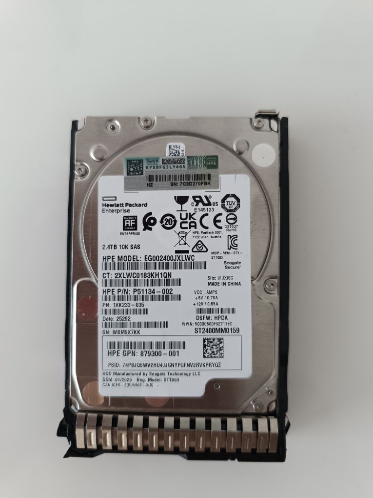 Продам Жёсткий диск HPE SAS 2.4TB! Новый!