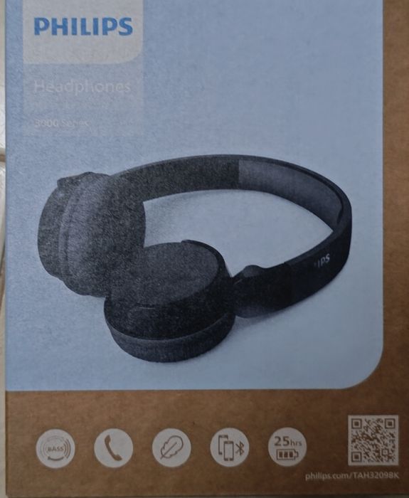 Безжични слушалки Philips - TAH3209BK/00