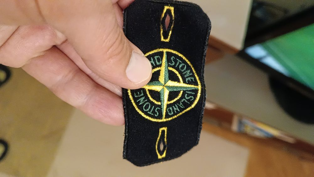 Stone island 2019 Iridescent Two Tone Waffle Knit Zipped Jumper