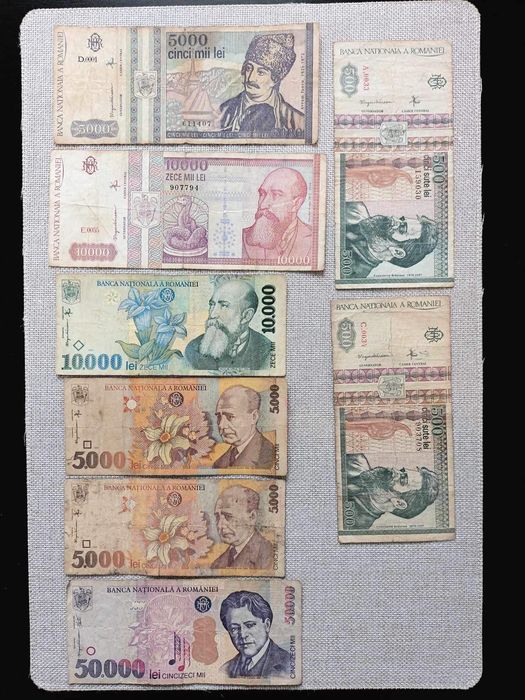 Bancnote si monede romanesti si straine