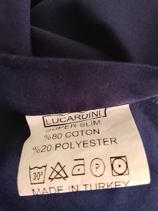 Мъжка стилна риза в тъмно синьо