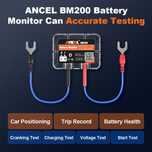 Tester Baterie Auto ANCEL Bluetooth Monitorizare TraseuGPS Android IOS
