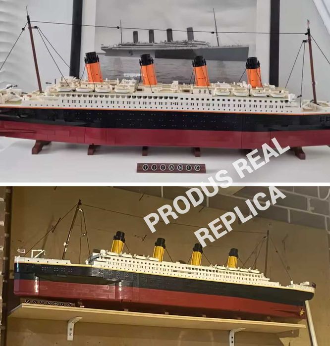 NOU REPLICA Titanic lego 10294 9090 piese