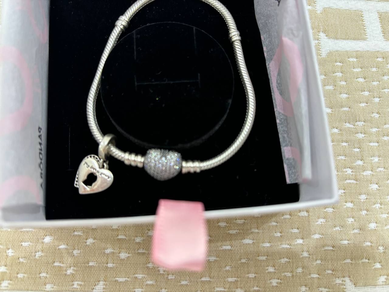 Серебряный браслет от Pandora! Ювелирное изделие