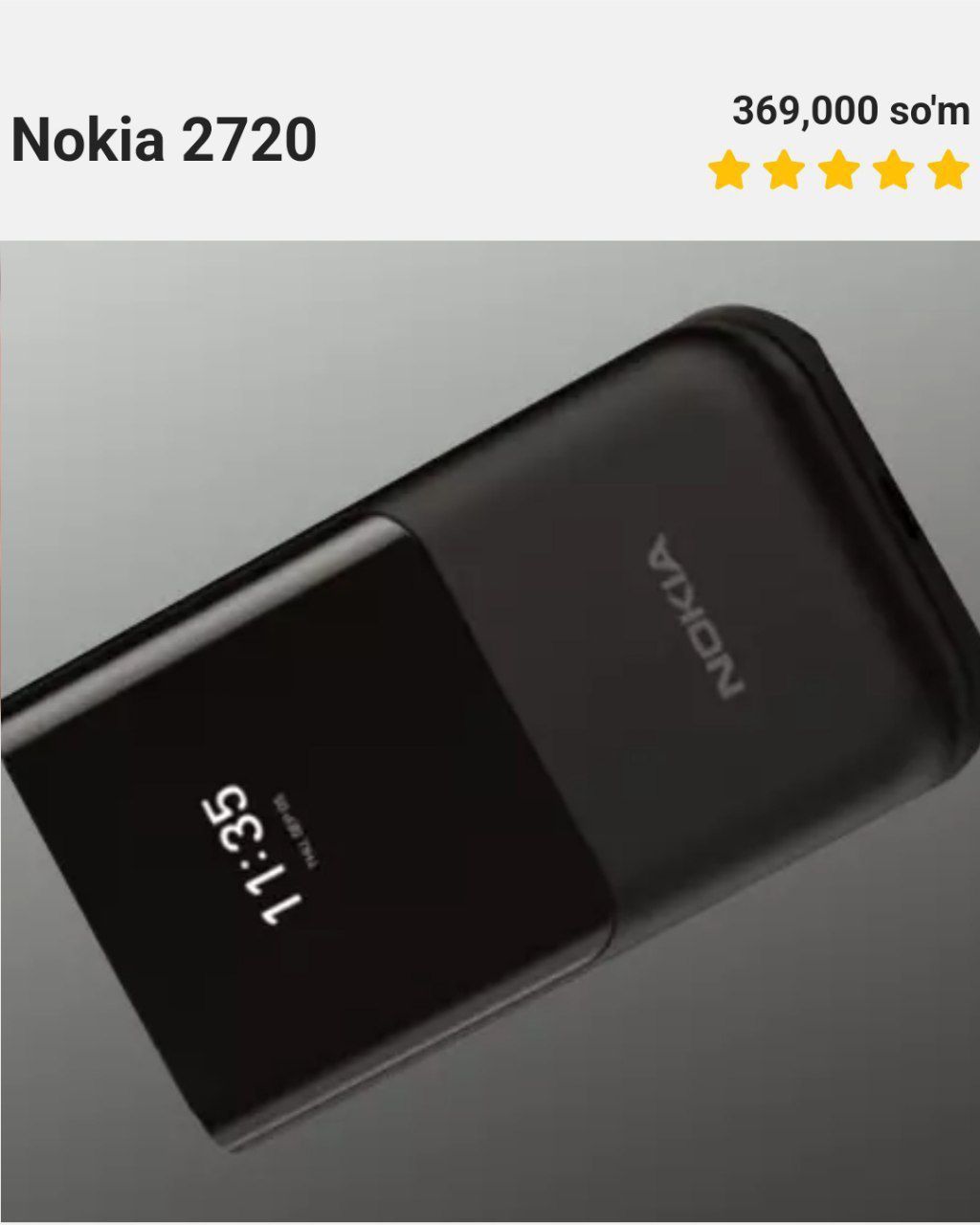 Nokia2720 chegirmada