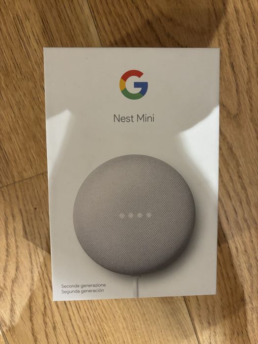 Смарт тонколона Google Home mini, Сив  нова