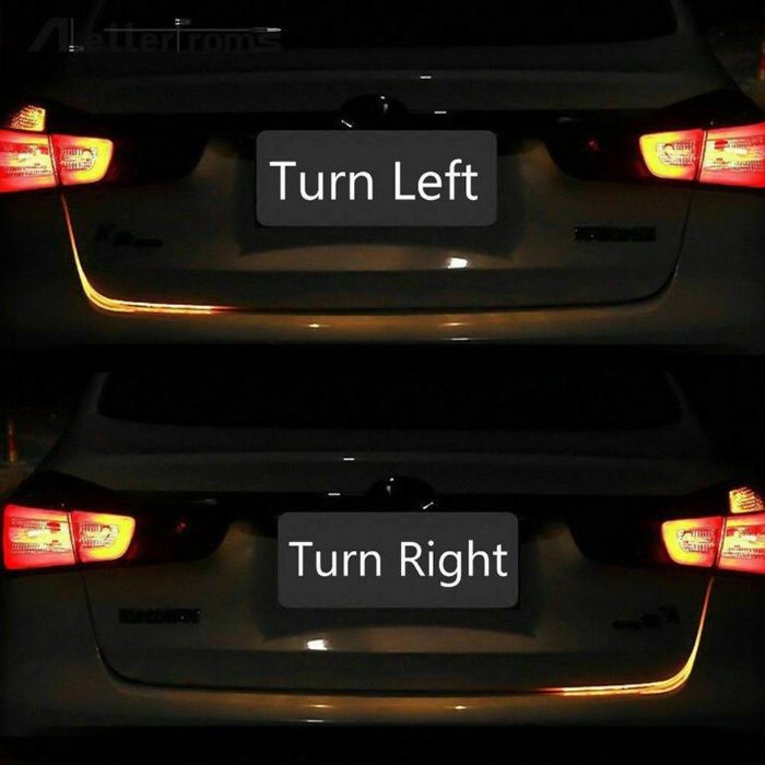 LED лента за багажник задна светлина бягащи мигачи стоп аварийни