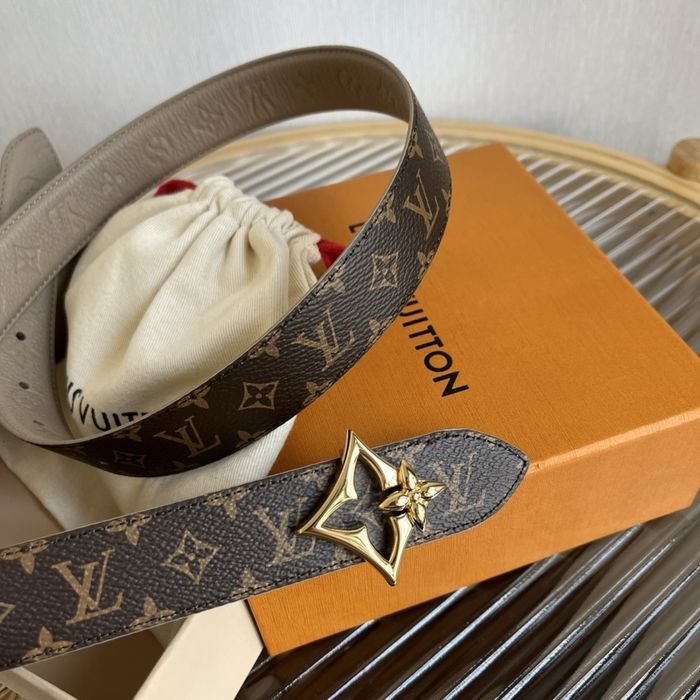 LV дамски двулицев колан от естествена телешка кожа New Season