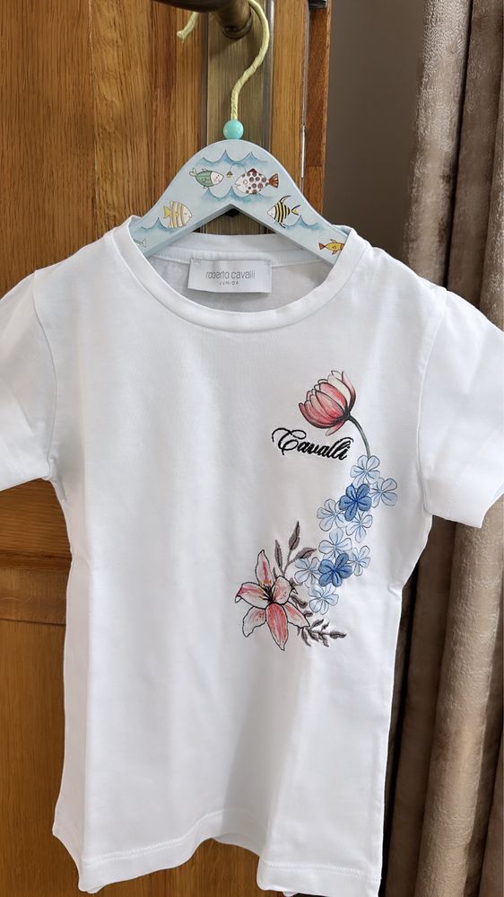 Tricou Roberto Cavalli Junior, pt fetite de 6 ani