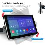 Navigatie Android 1Din Universala cu Ecran Rotativ - CarPlay QLed DSP