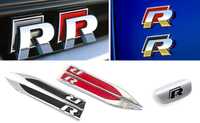 Set embleme metalice (grila, aripi, haion, volan) - Volkswagen R