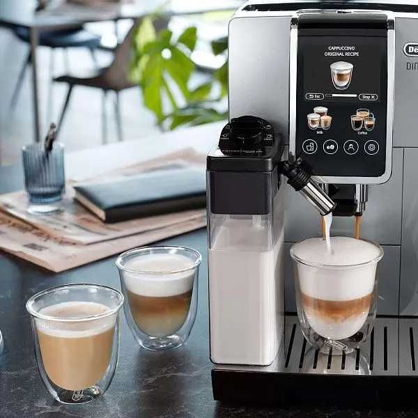 DeLonghi Кофемашина ECAM 380.85.SB Dinamica Plus 3 года гарантия