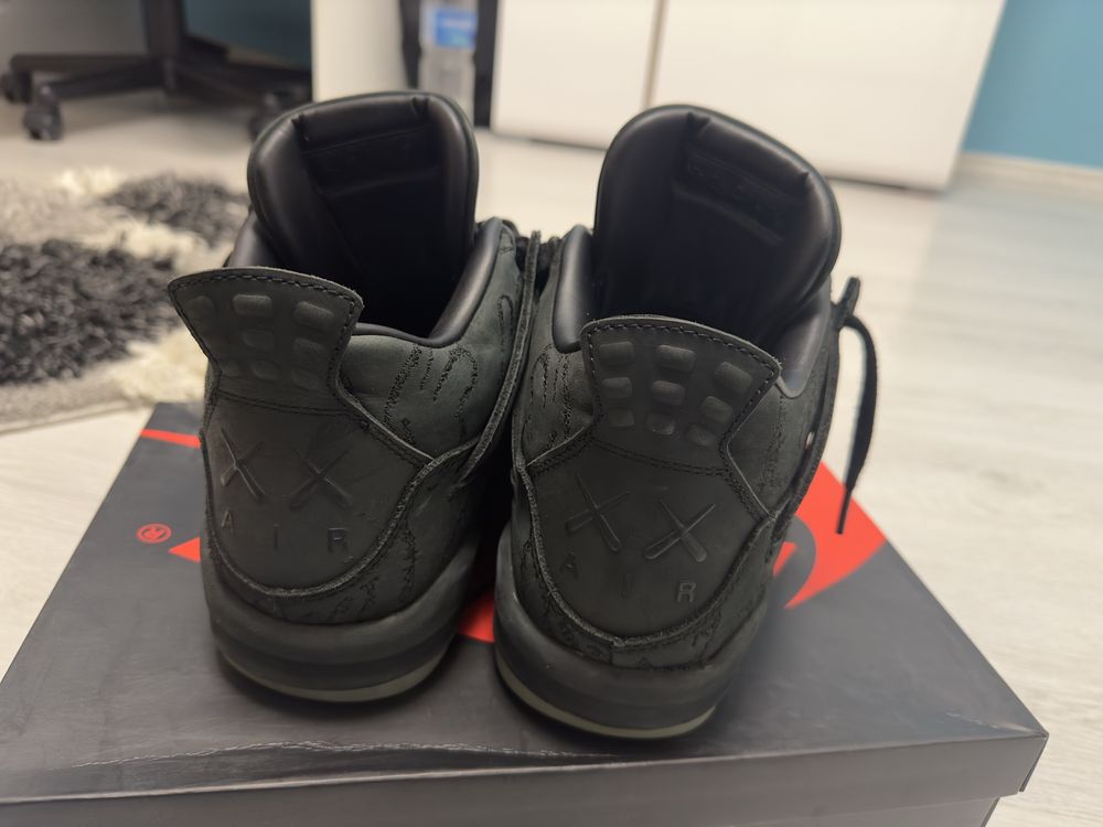 Jordan 4 KAWS Black