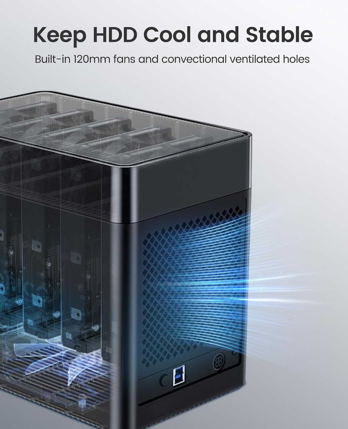 Нова, тествана докинг станция ORICO 5 Bay с 5 слота до 90tb
