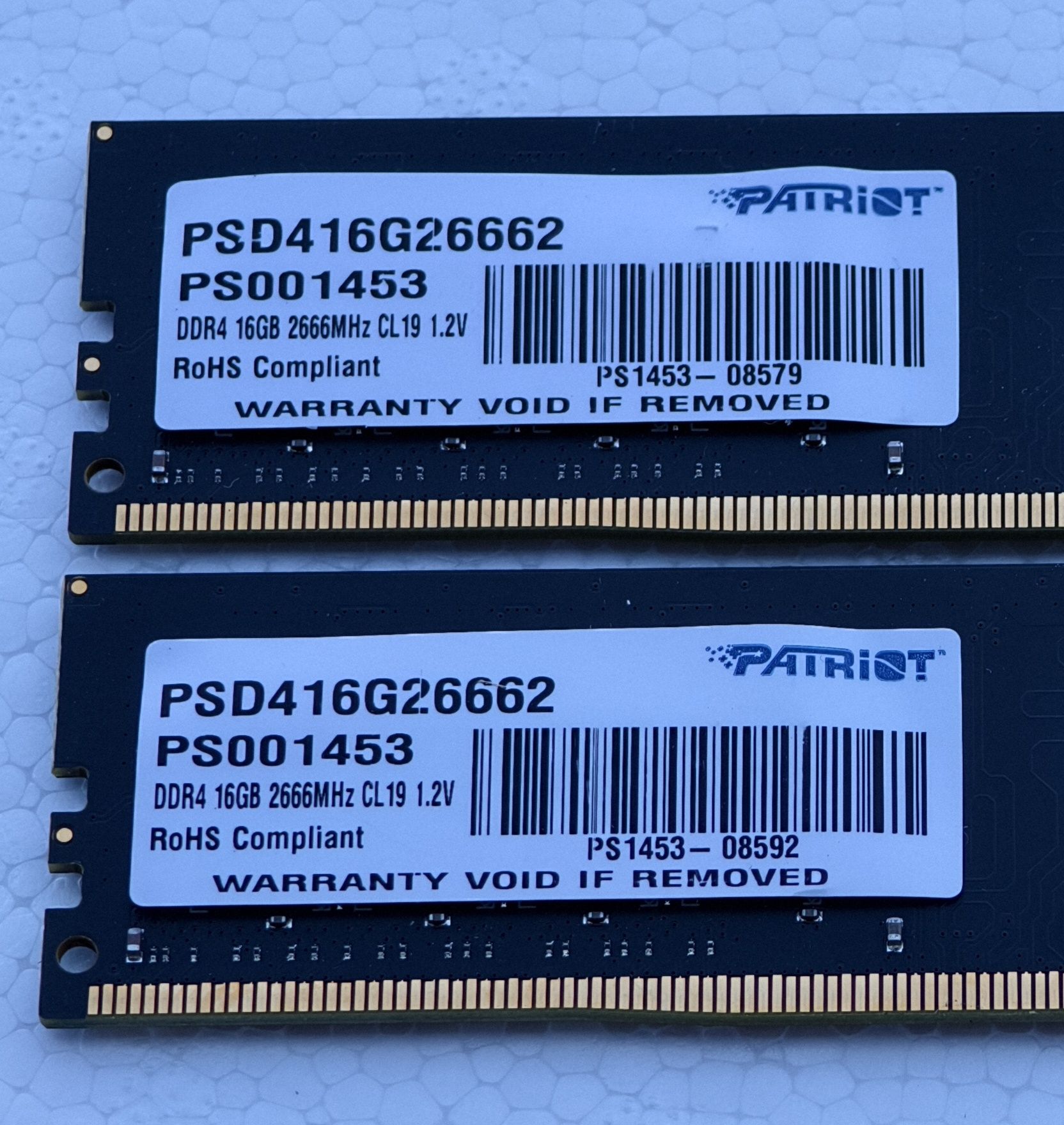 RAM 32gb DDR4 Patriot 2666mhz