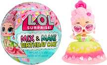 LOL Surprise Mix and Make Birthday cake, кукла лол