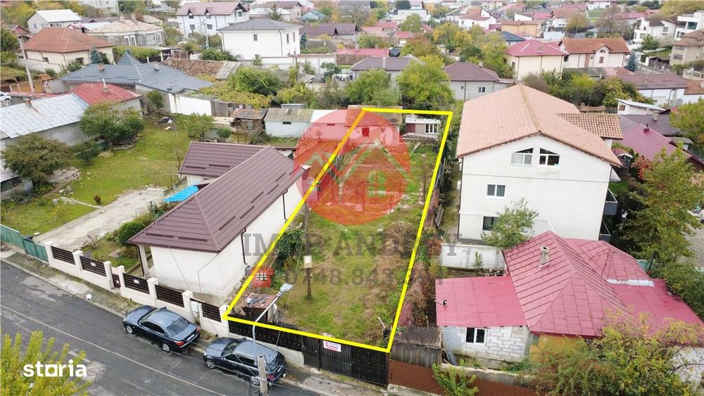 Teren intravilan 393 mp, zona Centrala Tulcea, cu proiect casa P+1