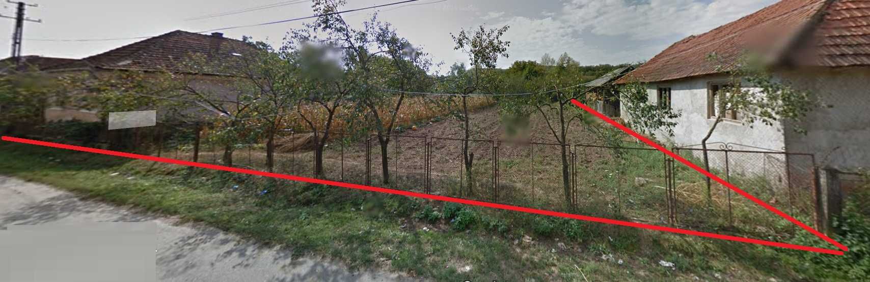 Casă cu teren întravilan de 3500 sau 4100 mp in Inău, Salaj