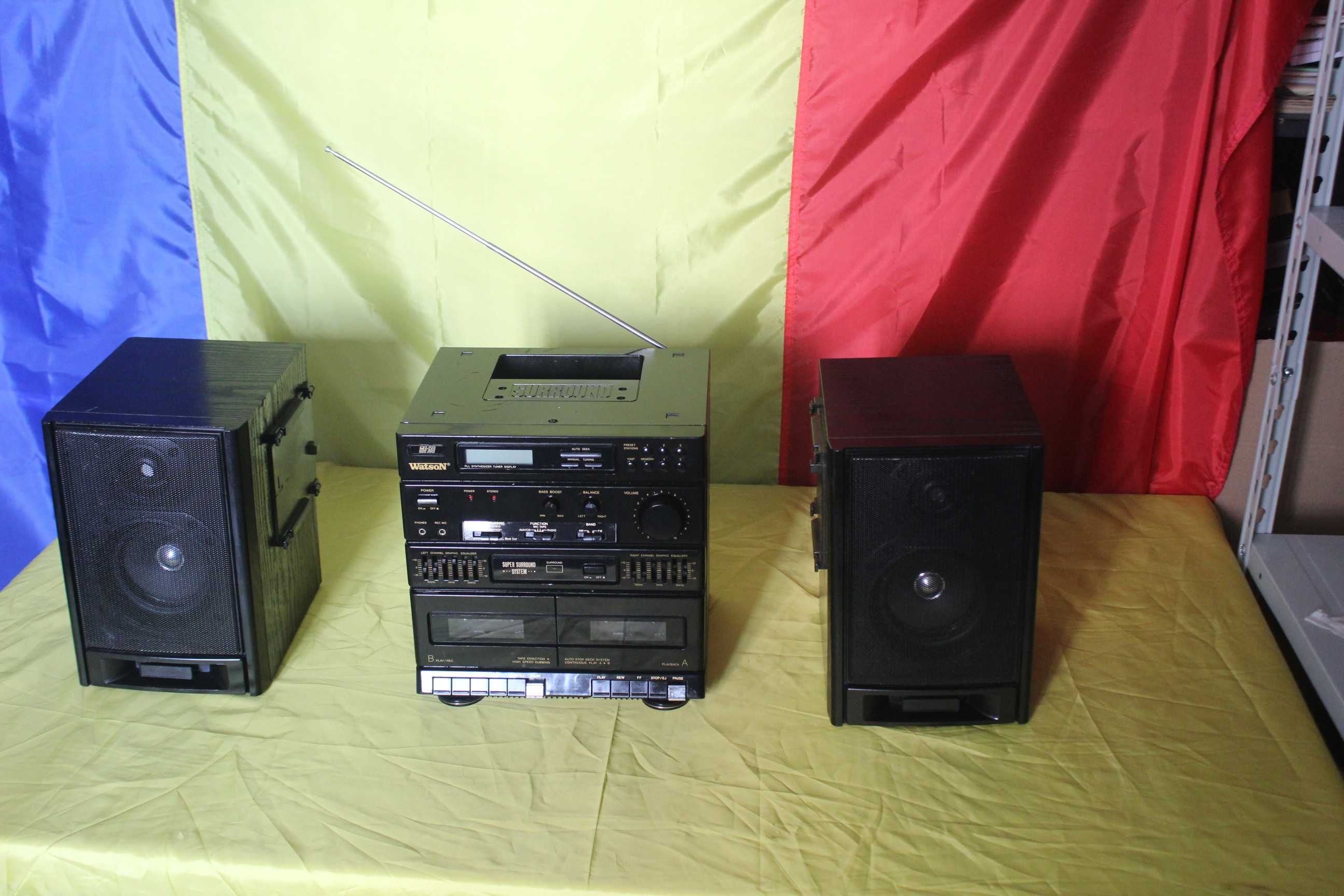 Radio dublu casetofon vechi - ( Germania )  WATSON