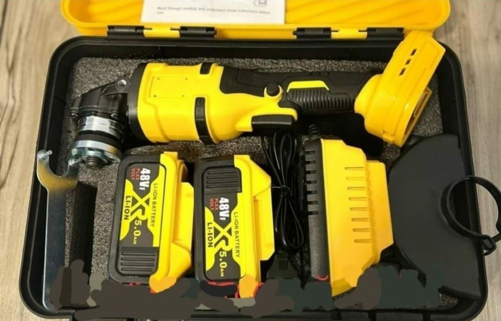 УШМ болгарка на аккумуляторах, диск 125мм