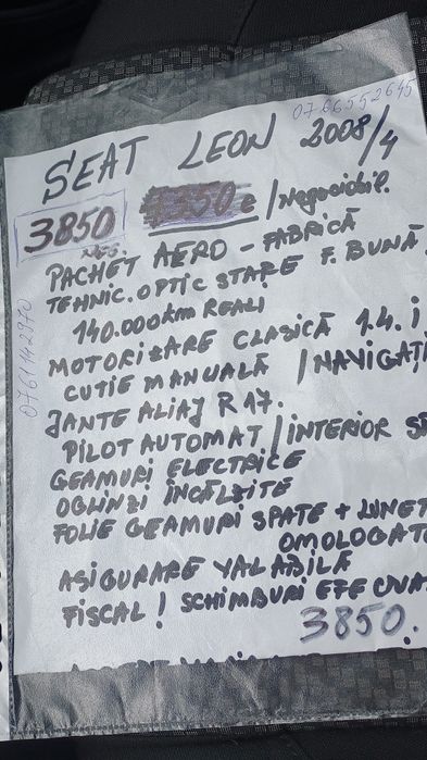 Seat Leon 2008 pachet aero