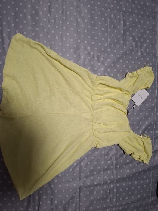 Salopeta Femei Bershka Galbena