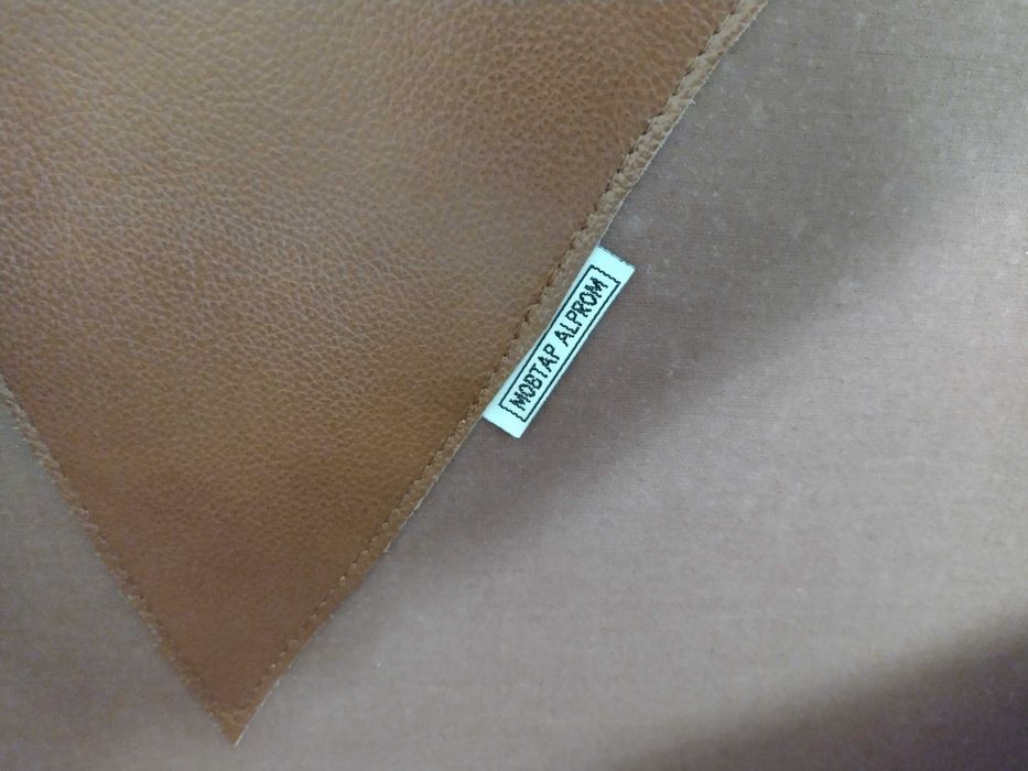 Coltar din piele crem -Alprom