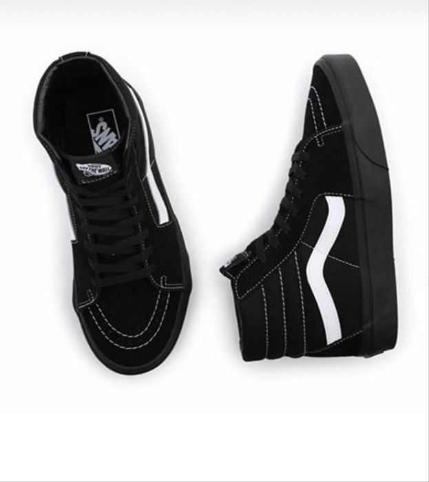 Черни оригинални дамски кецове Vans