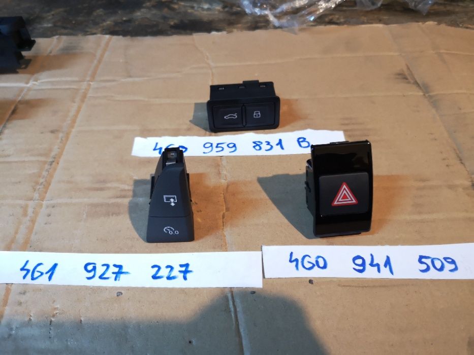 Butoane avarii, haion, navigatie Audi A6 4G, A7 4G1927227 4G0941509