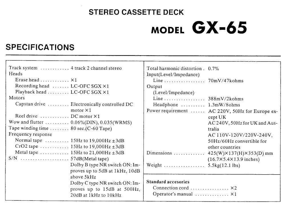 Кассетная дека AKAI GX-65 (Japan) с пультом+кабель+3 кассеты