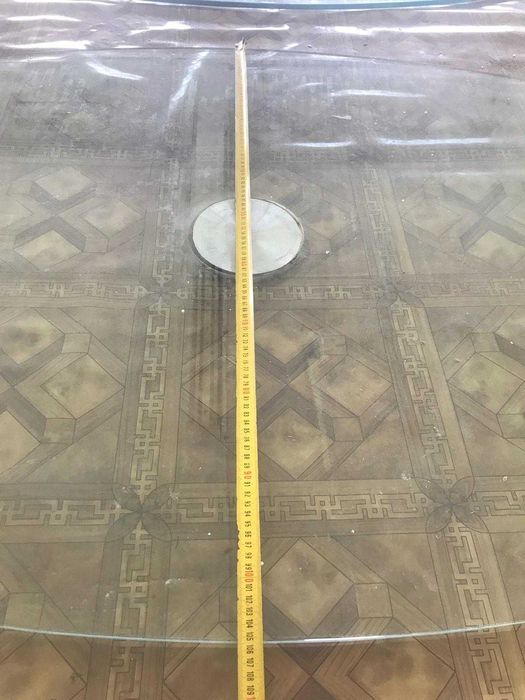 Blaturi ovale de sticla securizata pentru mese