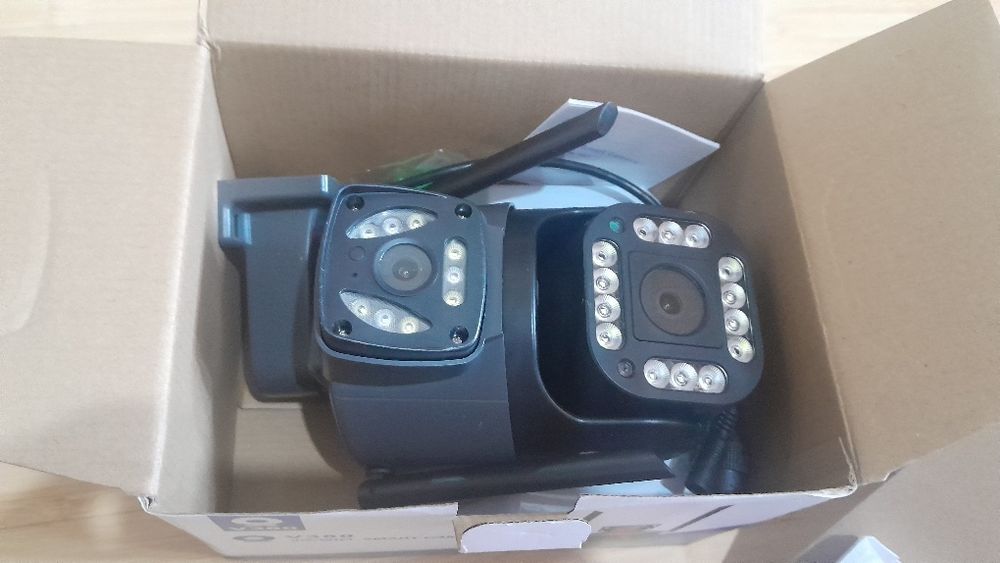 Smart camera duala 4k,8Mp, aplicatie V380Pro