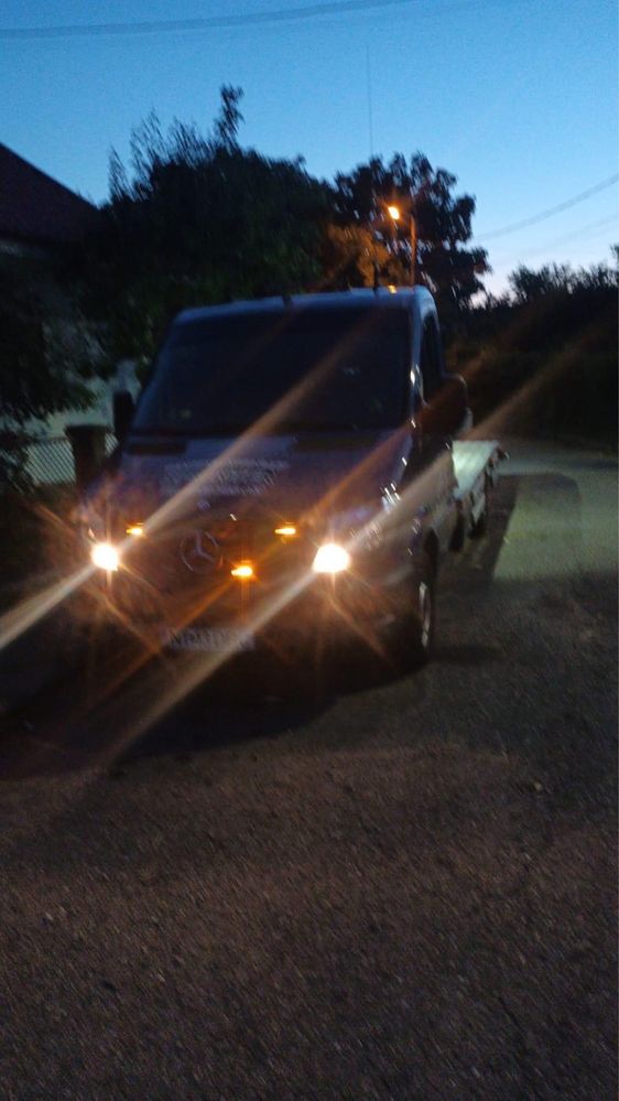 Mercedes Sprinter platformă auto 2010, 3.5t, ingrijita