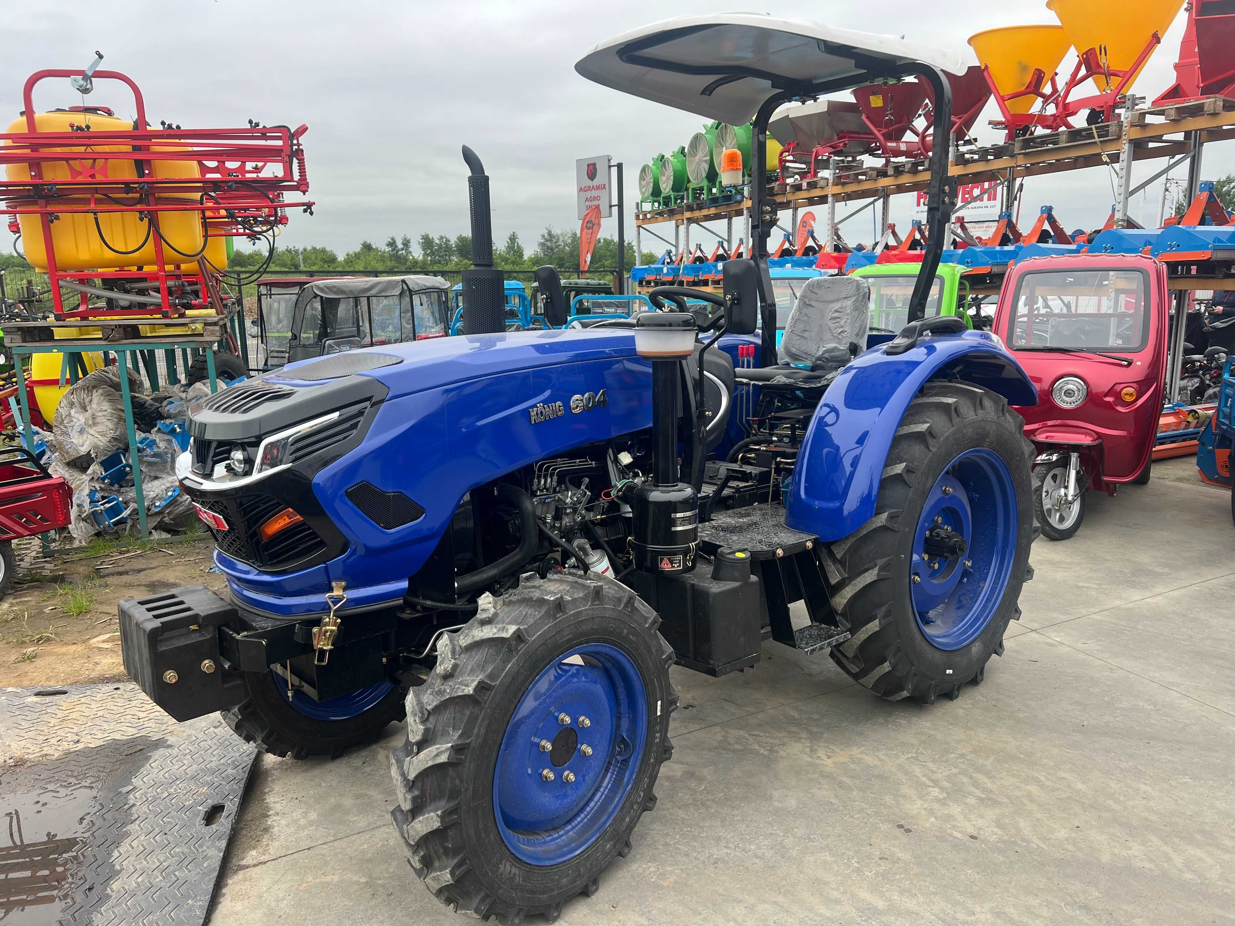Konig tractor nou 4x4 60 Cp cu parasolar Agramix NOU