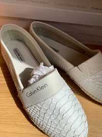 Espadrile piele naturala noi Calvin Klein