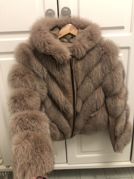 Палто естествен косъм