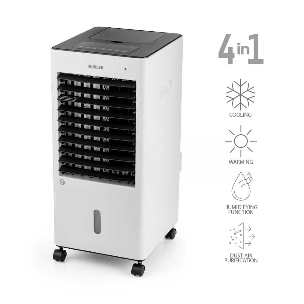 Мобилен отоплител и охладител Muhler MC-6066H, 2000W, LED