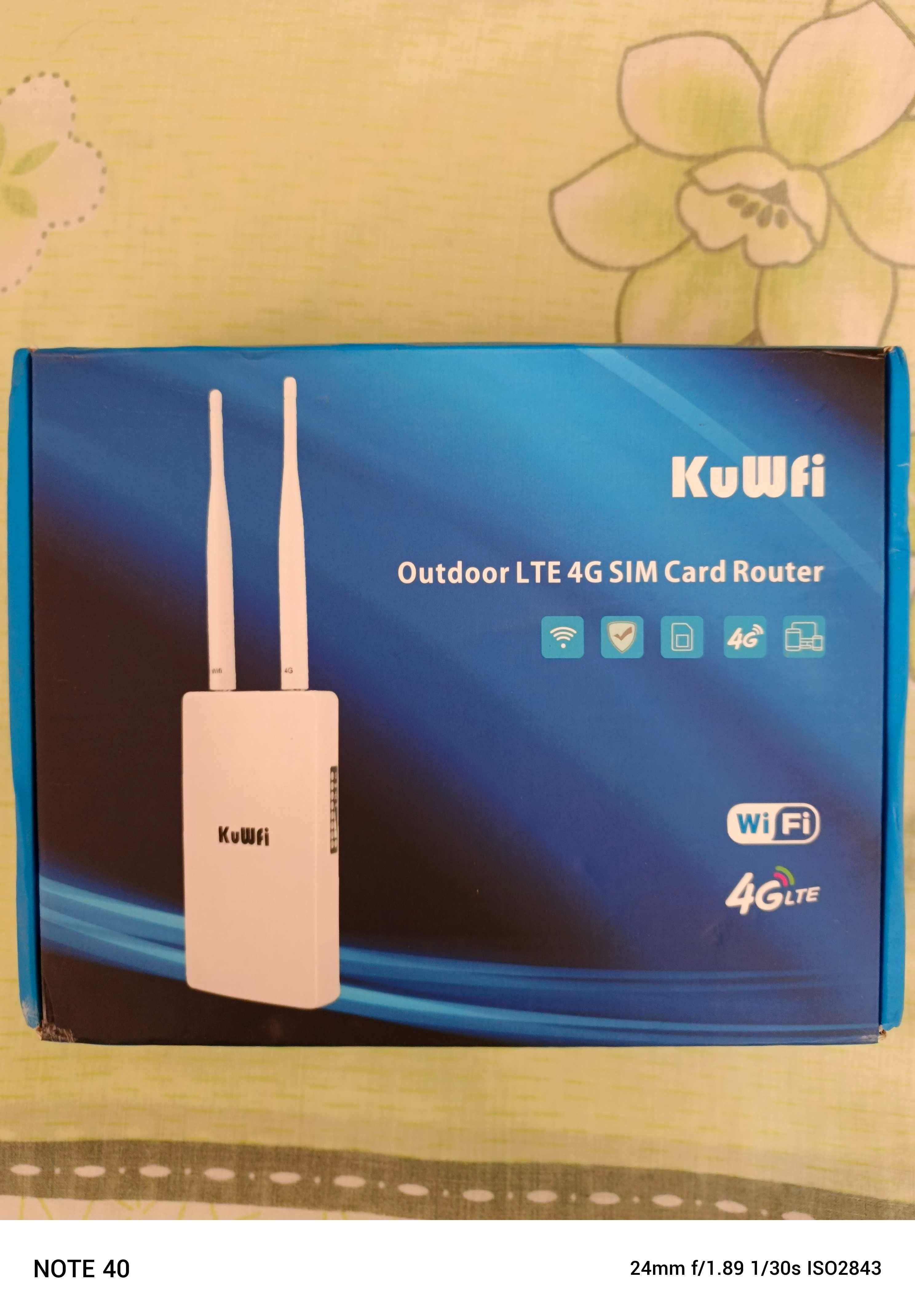 Уличный 4G LTE роутер wifi с сим картой