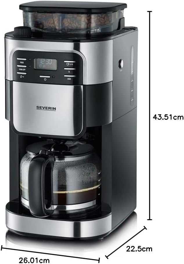 Шварц кафемашина Severin (KA 4810) филтър кафе 1000W 1.35L