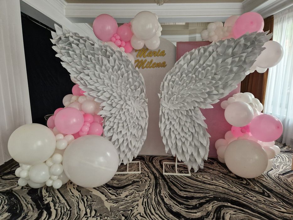 Arcada De Baloane De Inchiriat Gender Reveal Aripi De Inger