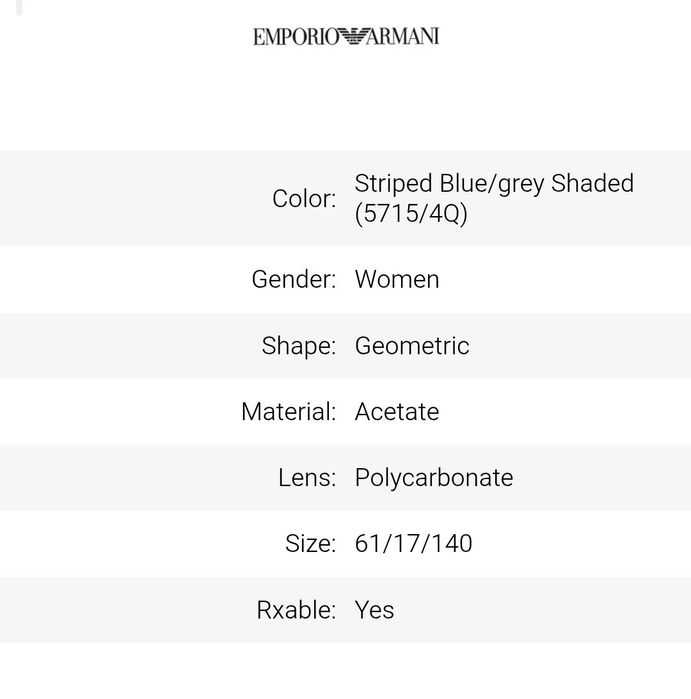 Оригинални слънчеви очила Armani