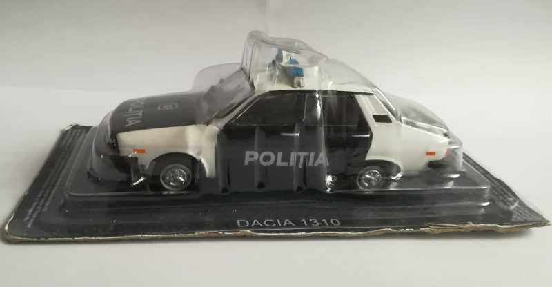 Macheta Dacia 1310 Politia 1990 - DeAgostini 1/43 Masini de Politie