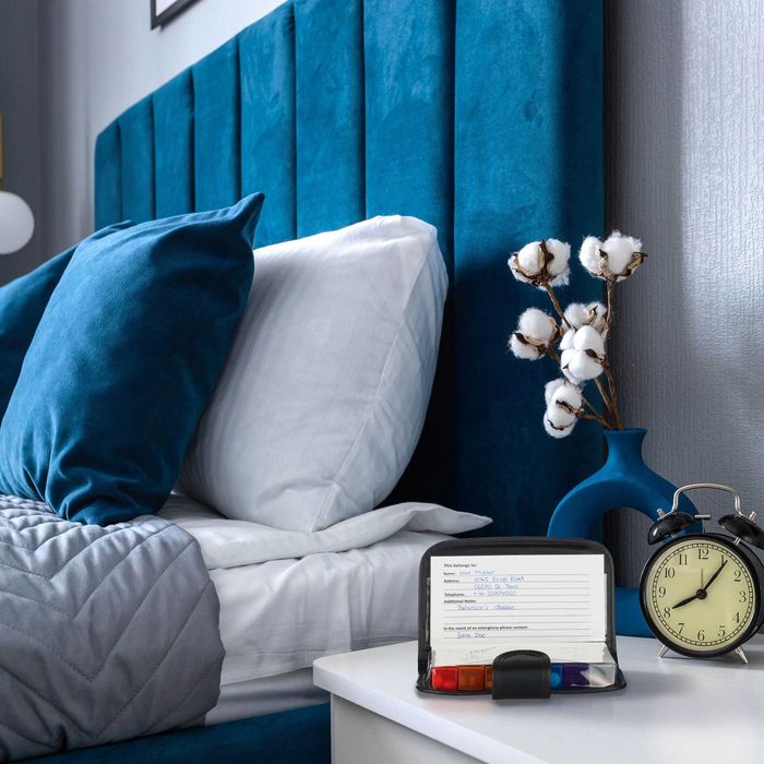 Organizator de pastile 7 zile 4 compartimente pe zi etui negru elegant