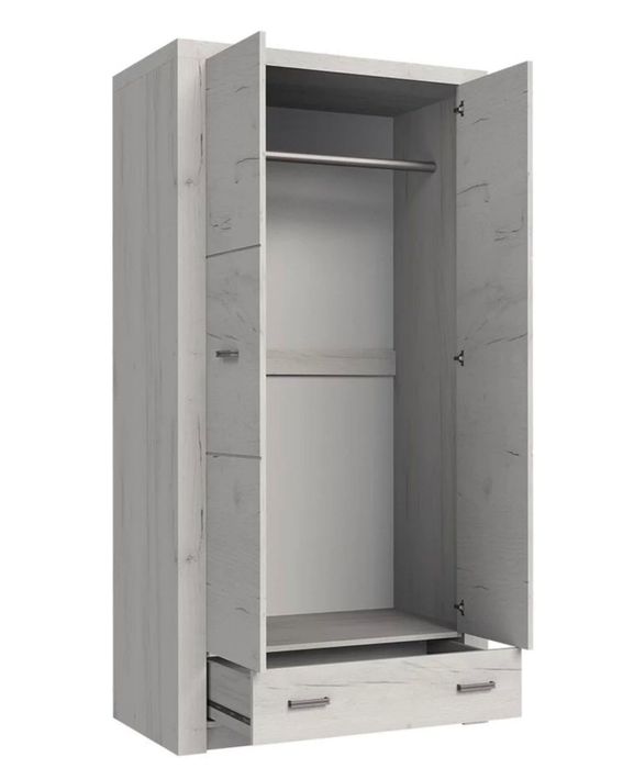 Двукрилен гардероб и тв шкаф